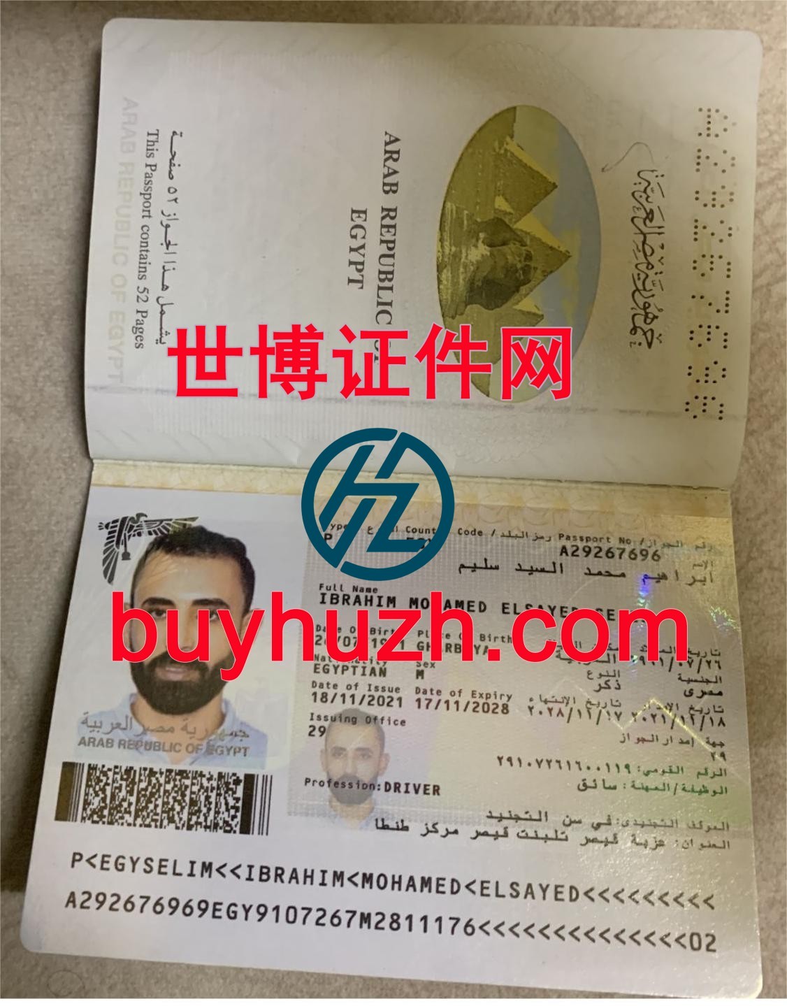 购买埃及护照