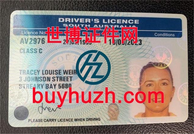 购买澳大利亚南澳大利亚驾驶证