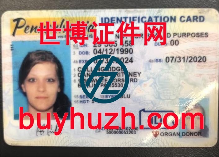 购买美国宾夕法尼亚州身份证