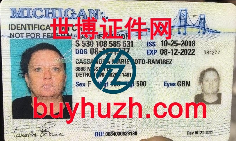 购买美国密歇根州身份证