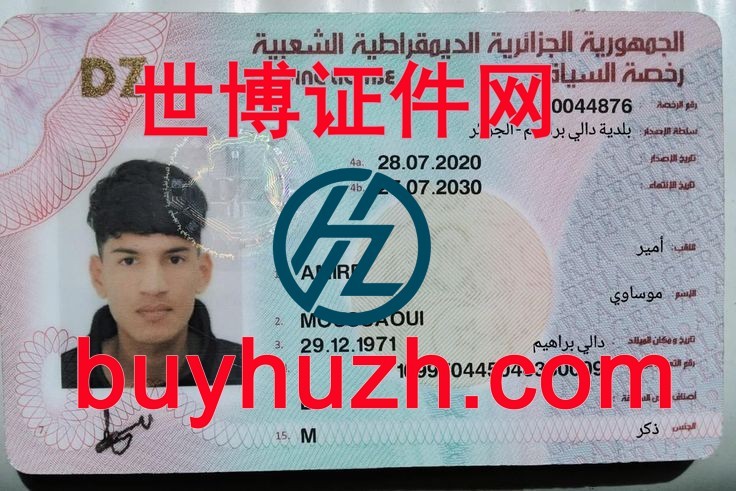 购买阿尔及利亚驾驶证
